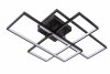 Nowoczesny plafon lampa sufitowa LED czarna uniwersalna minimalistyczna geometryczna prostokąty ściemnialna LOKERO 78101/60/30 Lucide